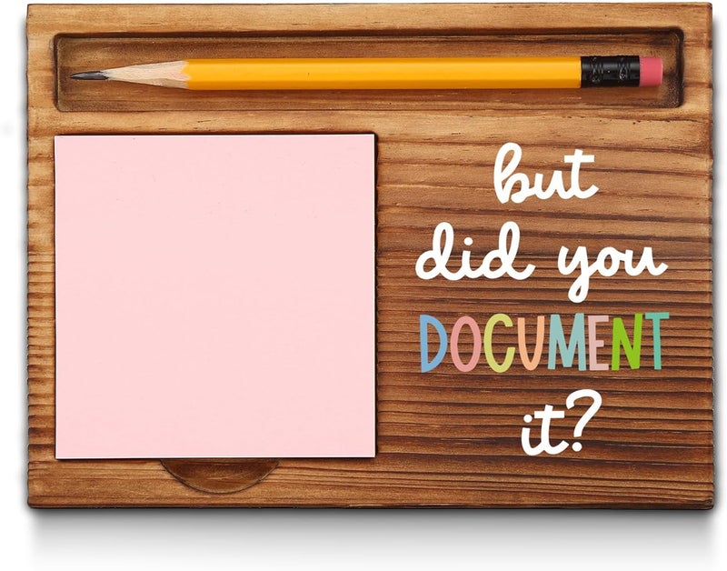 akeke Funny Sticky Note Holder Appreciation Thank You Gifts for HR, Administrative Profession, Nurse, Special Education Teacher, Behavior Tech, Behavior Analyst Self-Stick Note Pad Holders GAA41 - Image 1